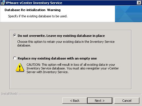 Installing vSphere 5.1 – vCenter Inventory Service – blog.ukotic.net