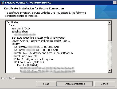 Installing vSphere 5.1 – vCenter Inventory Service – blog.ukotic.net