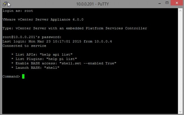 Modifying vCenter Server Appliance 6 (VCSA) NTP settings – blog.ukotic.net