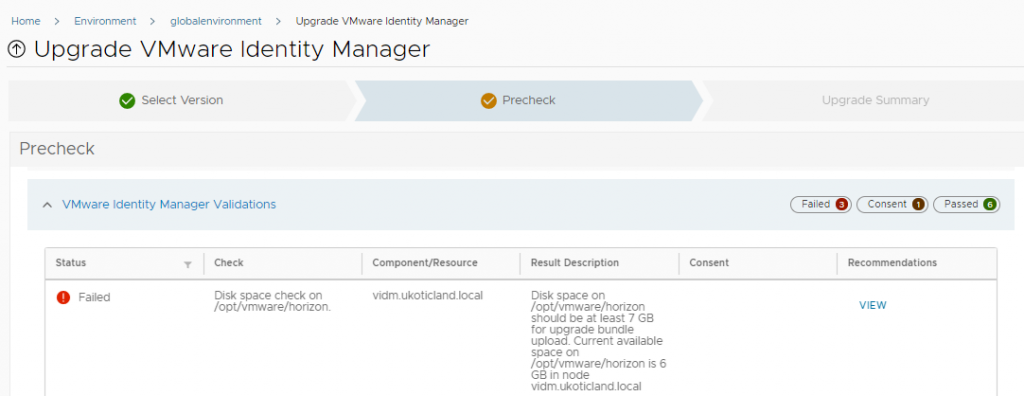 vmware horizon client install failed